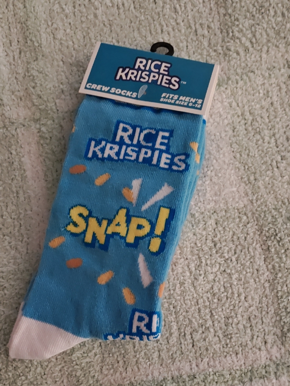 Blue Rich Krispies Crew Socks - Men's